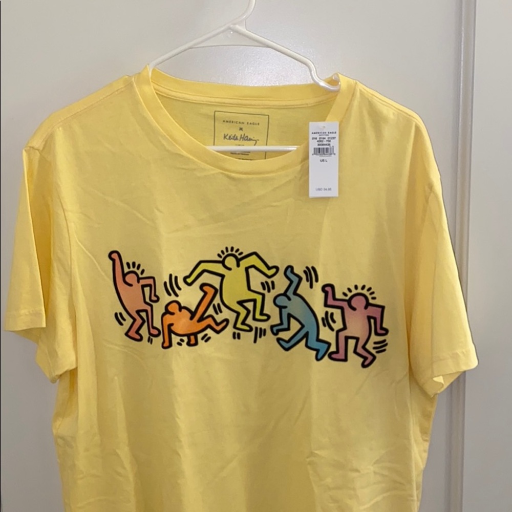 NWT AExKeith Haring collab tee